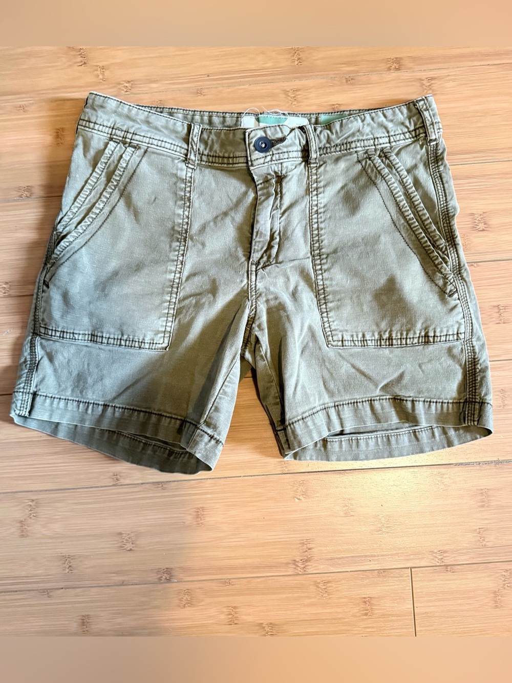 Anthropologie Olive Green Shorts